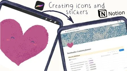 Creating Stickers and Icons for Notion in Procreate - Personalize Your Daily Planner