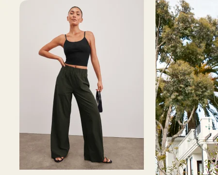 Easy Wide Leg Pant