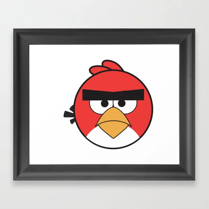 Angry Birds - RED Framed Art Print Framed Art Print