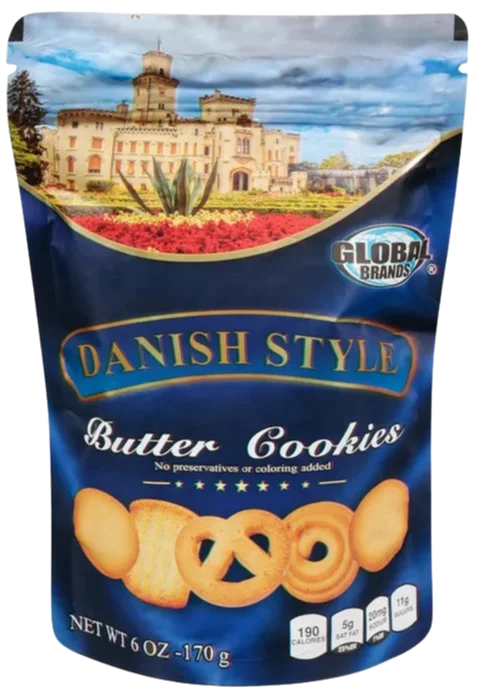 Image of Global Brands Danish Style Butter Cookies