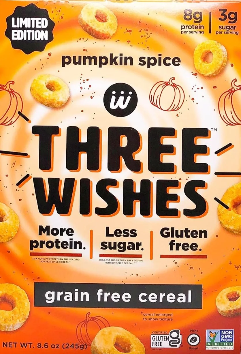 Image of Three Wishes Grain Free Cereal - Pumpkin Spice
