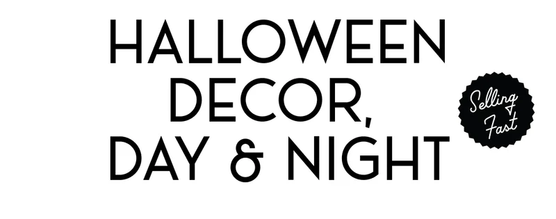 Halloween Decor Day & Night