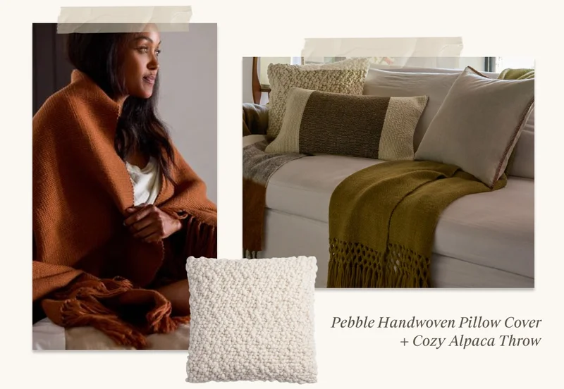 New Pillows + Throws