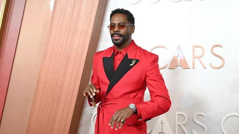 Image may contain: Colman Domingo, Blazer, Clothing, Coat, Jacket, Formal Wear, Suit, Adult, Person, Accessories, and Glasses