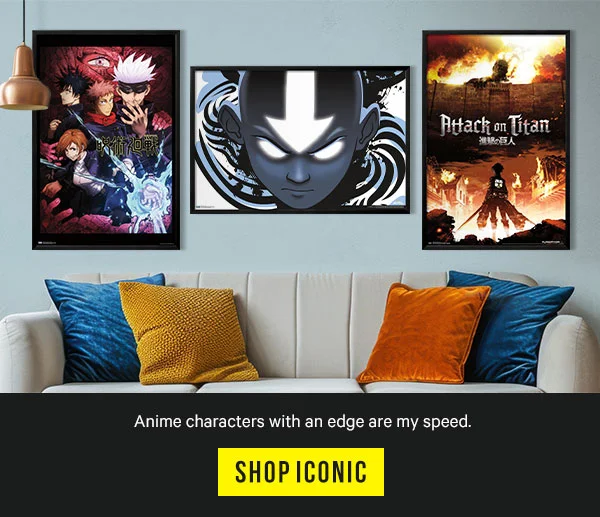 Anime characters with an edge are my speed: SHOP ICONIC