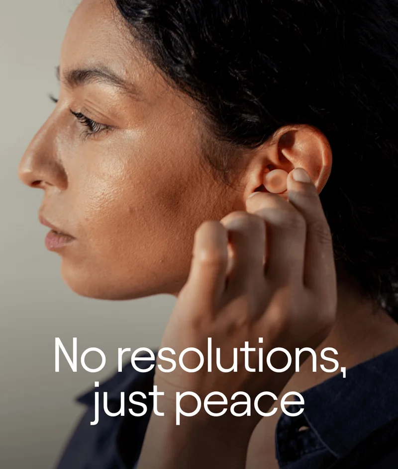 New resolutions, just peace