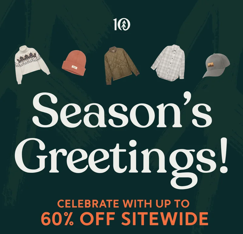 Season's Greetings! Celebrate with up to 60% Off Sitewide
