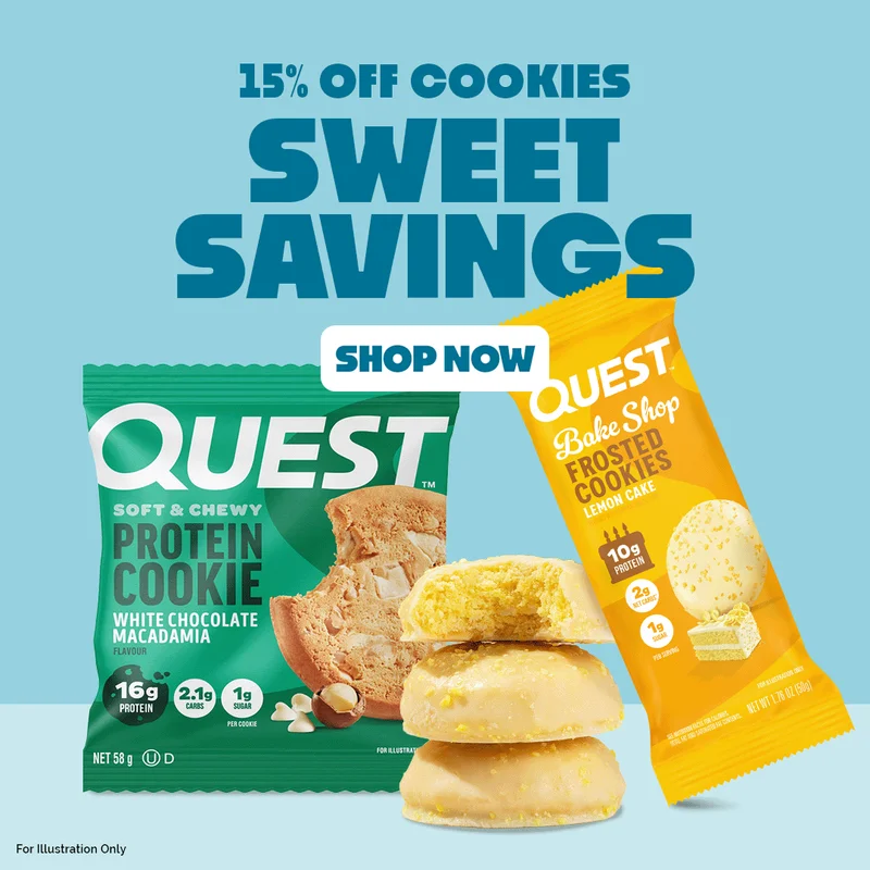 Quest Nutrition - Sweet Savings 15% Off Cookies