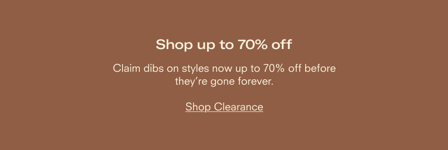 Shop Clearance