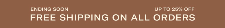 Free Shipping On All orders