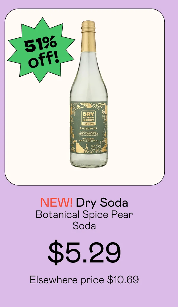 Botanical Spice Pear Soda