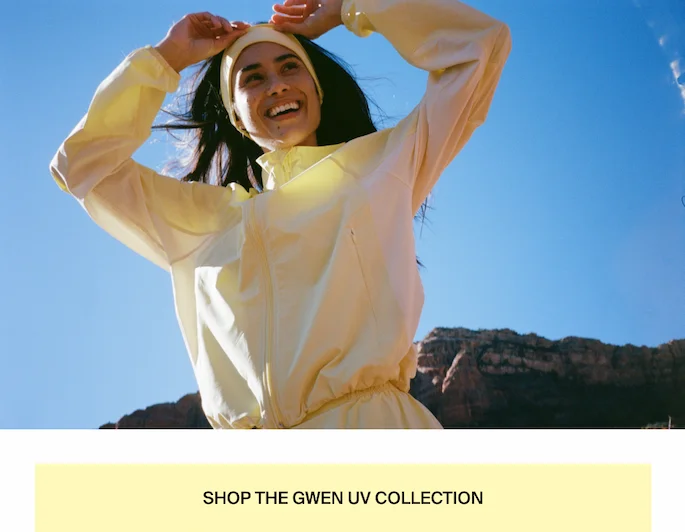 Shop GwenUV Jacket in Limoncello
