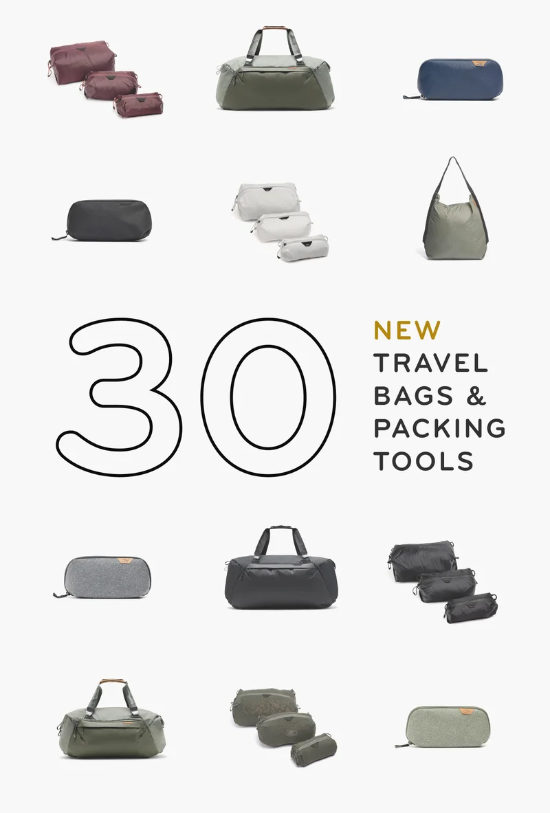 30 New Travel Bags and Packing Tools