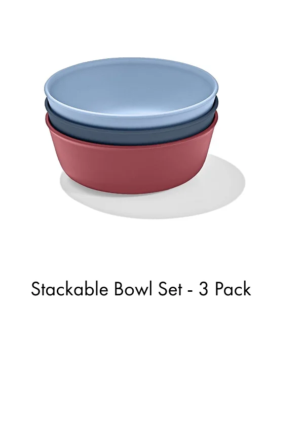 Stackable Bowl Set - 3 Pack
