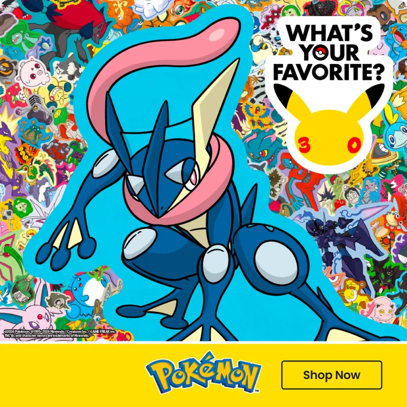 Pokémon 30th Anniversary | What’s Your Favorite? | Shop Now