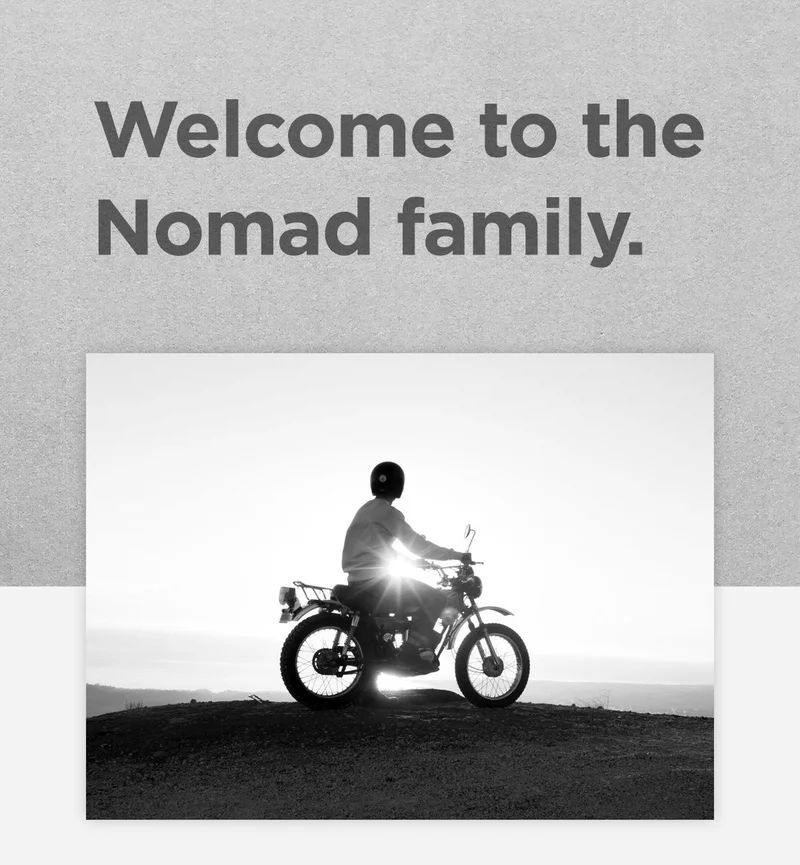 Welcome to the Nomad family.