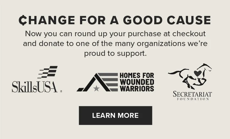 CHANGE FOR A GOOD CAUSE | LEARN MORE