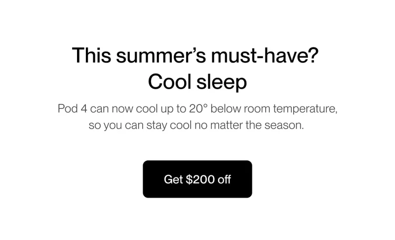 This summer’s must-have?&nbsp; Cool sleep