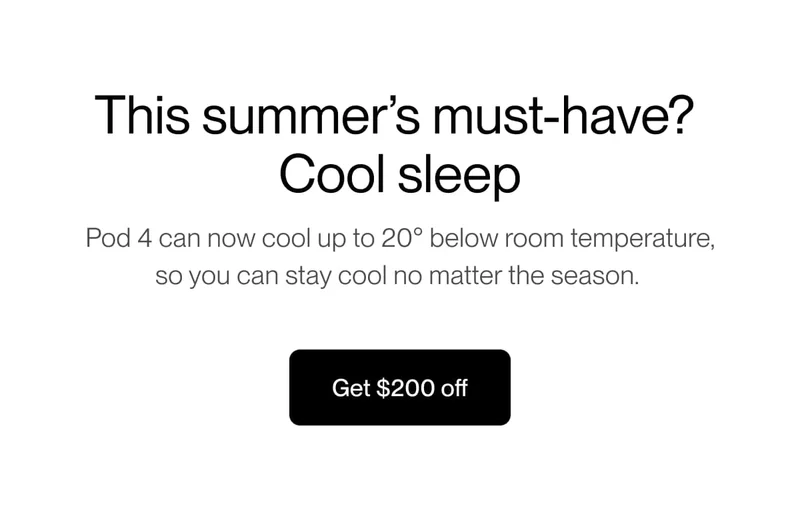 This summer’s must-have? Cool sleep