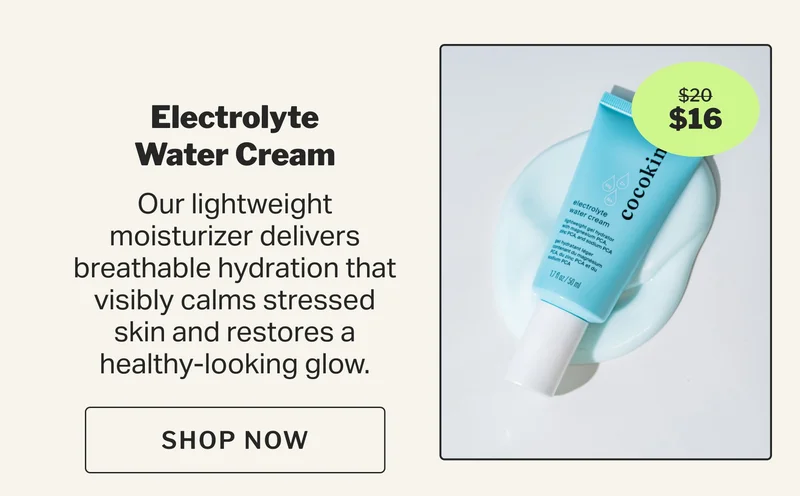 electrolyte water cream