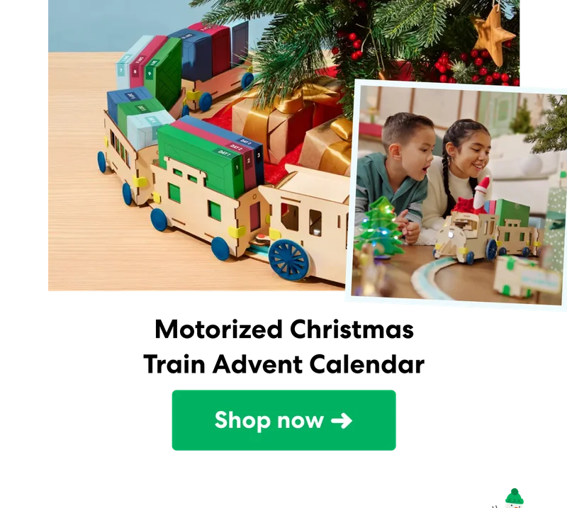Motorized Christmas Train Advent Calendar