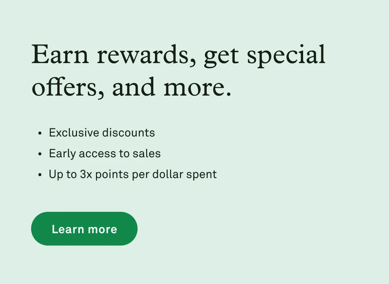 Join the Inner Circle to earn rewards, get special offers, and more.