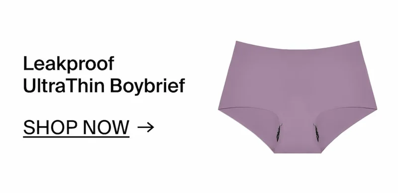 Leakproof UltraThin Boybrief. Shop Now →