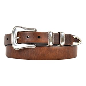 Mc Coy II Bison Leather Western Belt