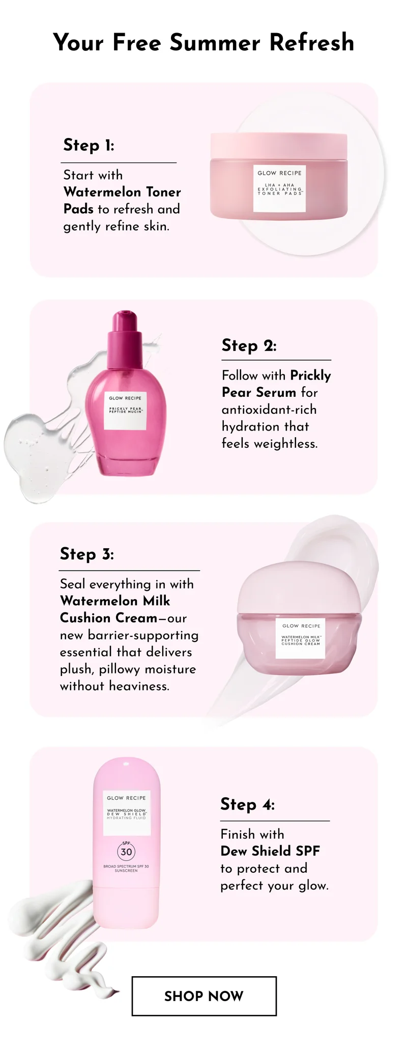 Free Summer Routine Refresh Kit with orders $75+