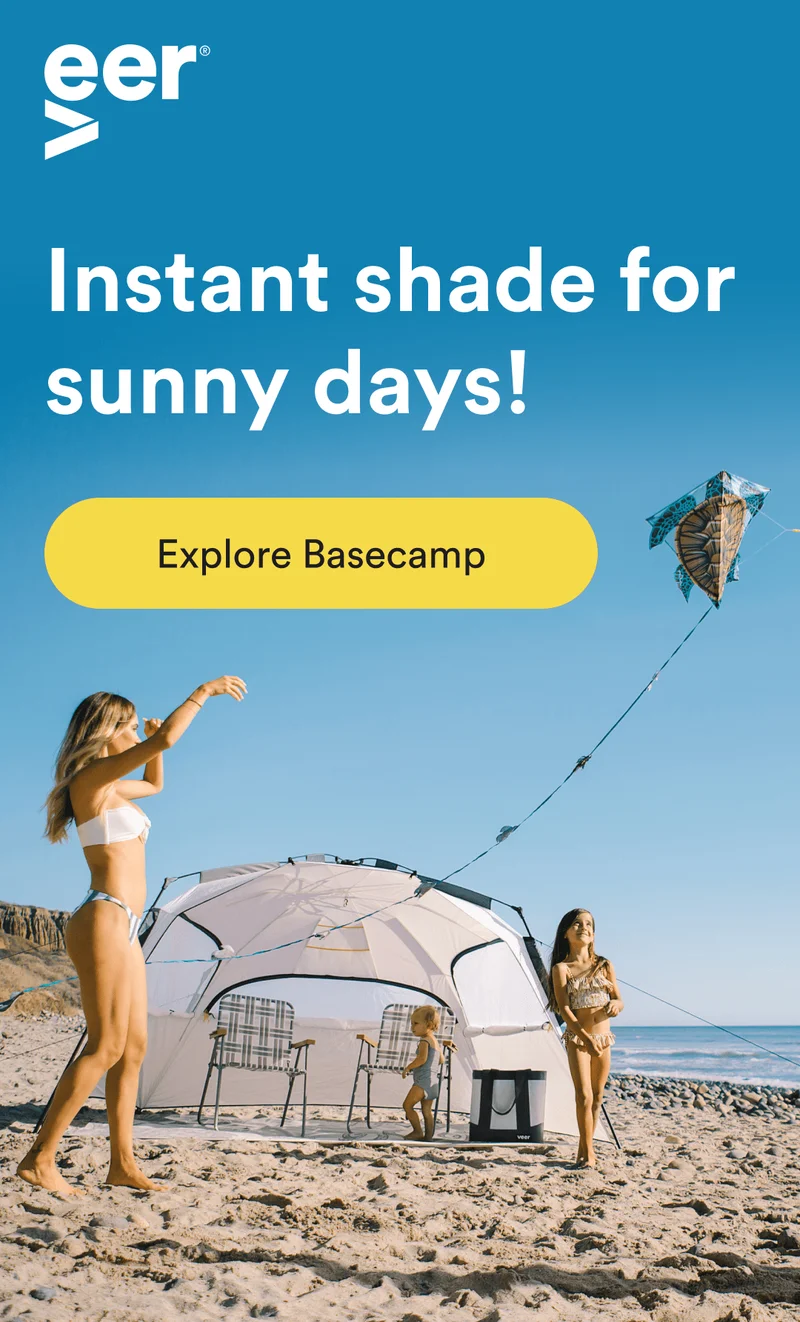 veer - instant shade for sunny days! - explore basecamp