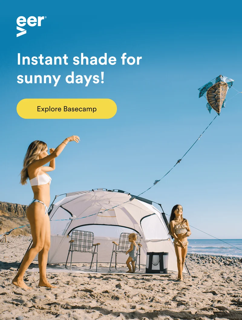 veer - instant shade for sunny days! - explore basecamp