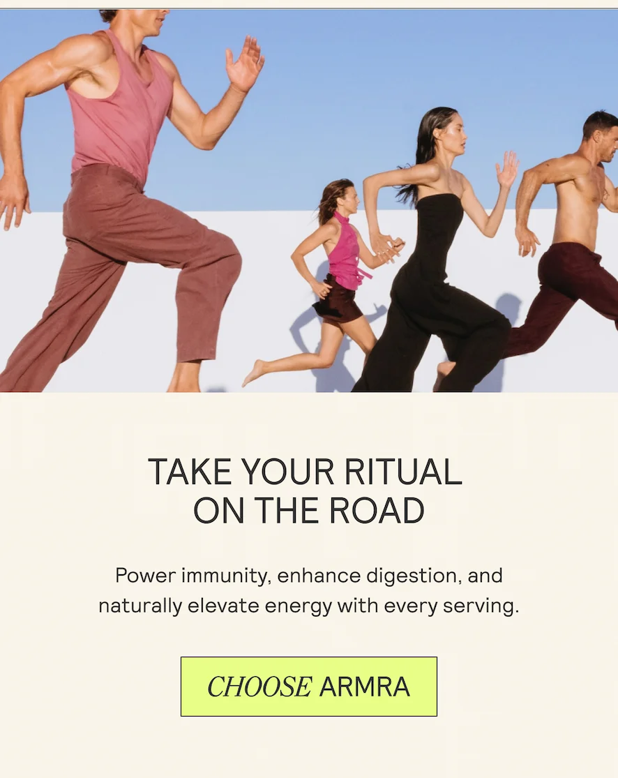 TAKE YOUR RITUAL ON THE ROAD