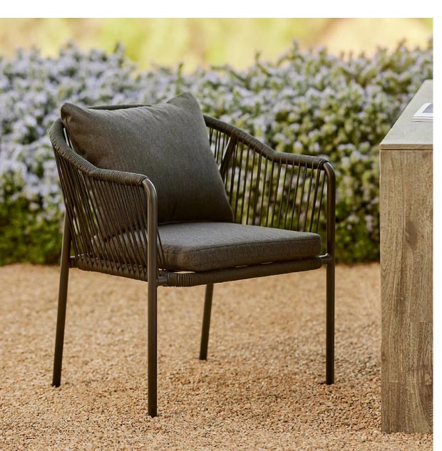 Calicut coast black dining chair.
