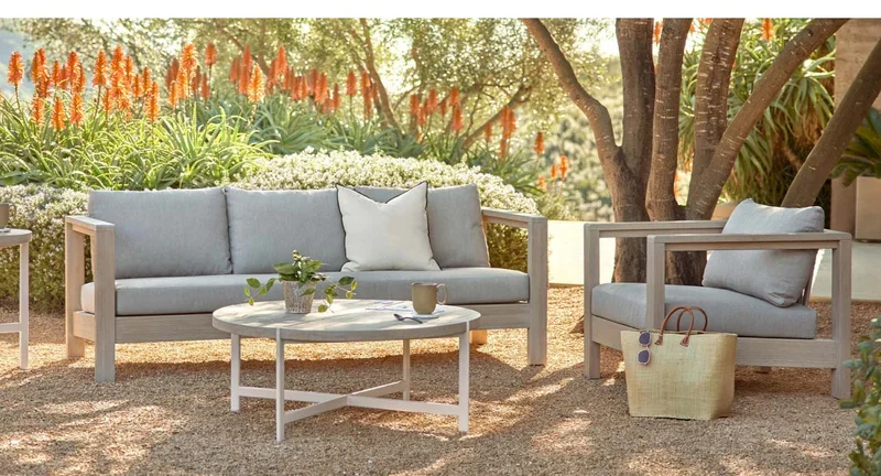 Palmera Dravite Gray Sofa Set.