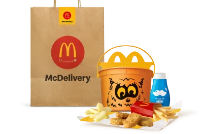Boo Bucket with a McNuggets Happy Meal for McDelivery