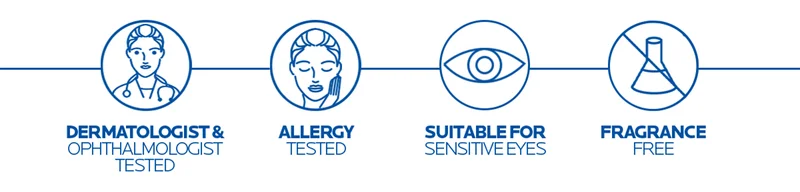 Suitable for Sensitive Eyes and Allergy Tested