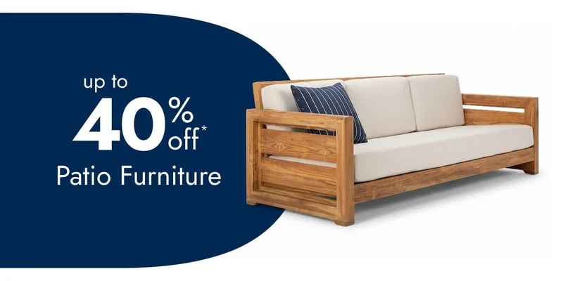 Up to 40% Off Patio Furniture