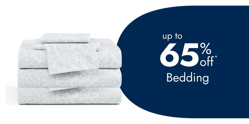 Up to 65% Off Bedding