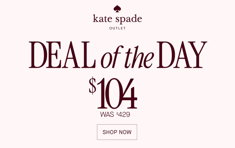 DEAL of the DAY $104 was $429