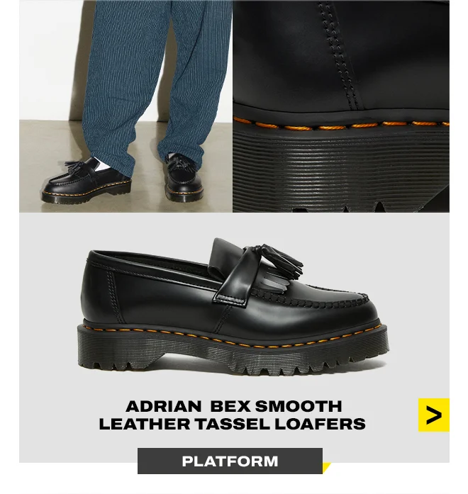 Adrian Bex Smooth Leather Tassel Loafers