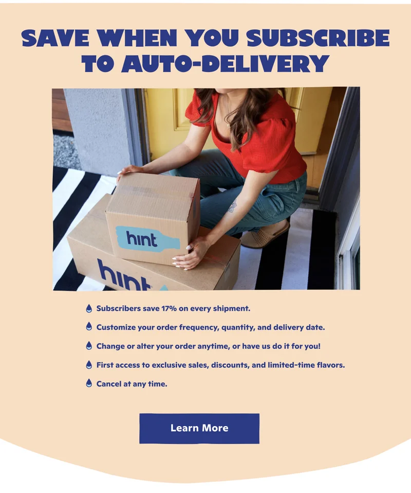 Save when you subscribe to auto-delivery