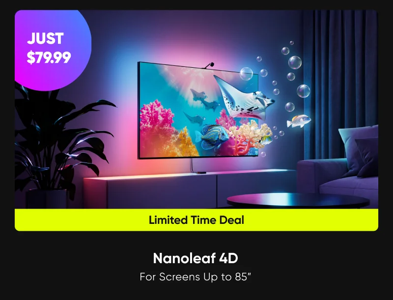 Nanoleaf 4D For Screens Up to 85”