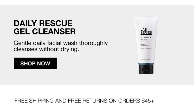 DAILY RESCUE GEL CLEANSER | Gentle daily facial wash thoroughly cleanses without drying. | SHOP NOW | FREE SHIPPING AND FREE RETURNS ON ORDERS $45+