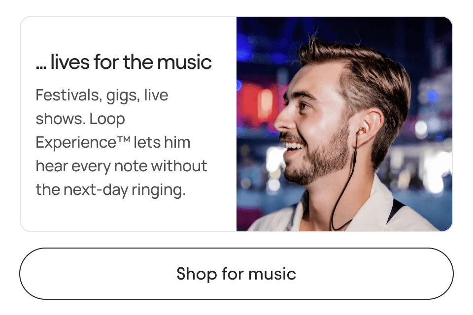 ...lives for the music