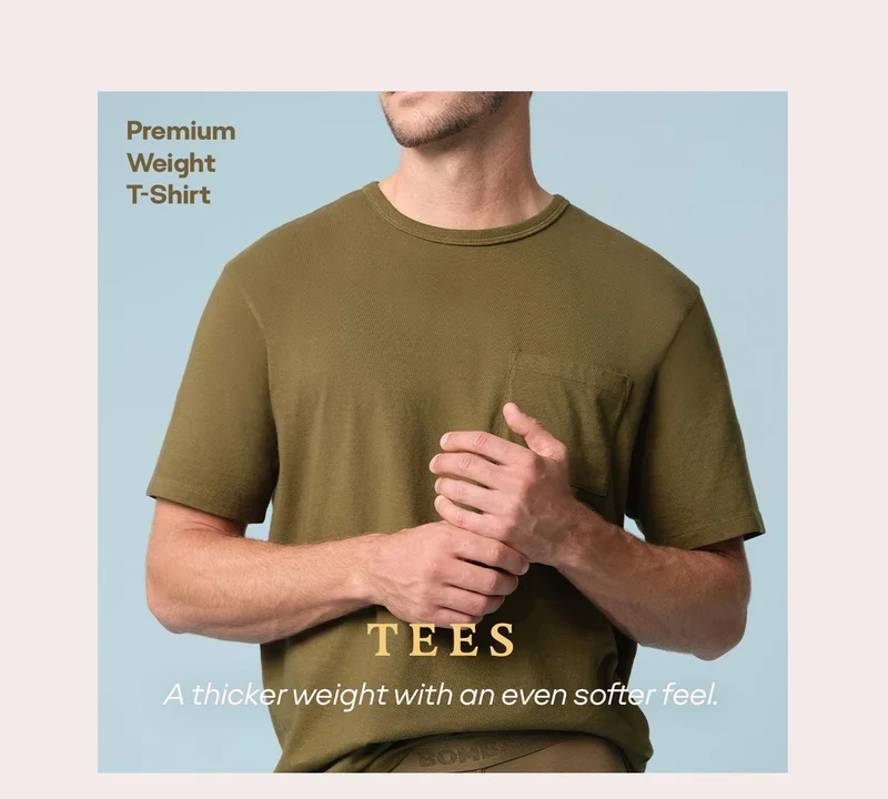 Premium Weight T-Shirt | TEES | A thicker weight with an even softer feel.
