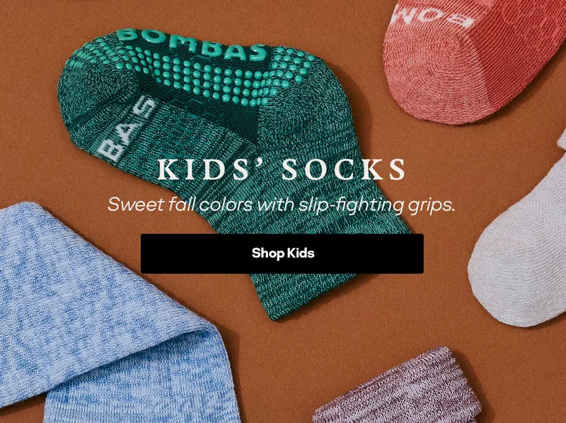 KIDS SOCKS | Sweet fall colors with slip-fighting grips. Shop Kids
