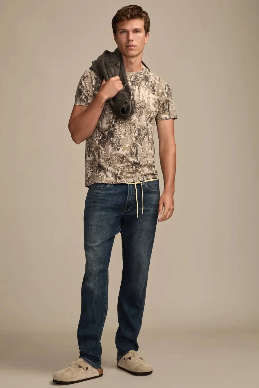 Image of Lucky Brand 412 Athletic Slim - Men's Pants Denim Slim Fit Jeans in Sloane