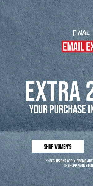 Extra 25% off Shop Women's
