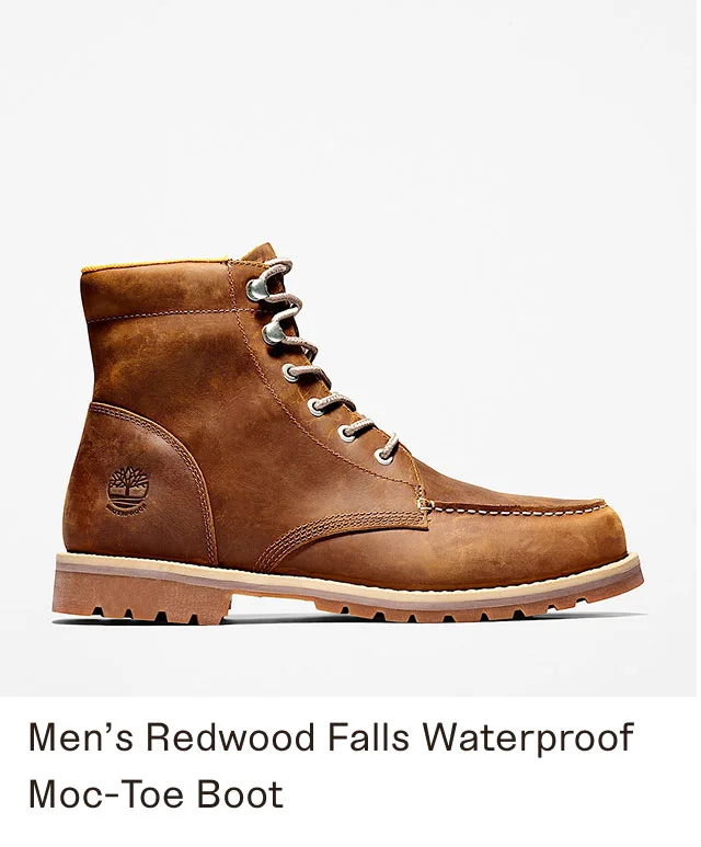 Men's Redwood Falls Waterproof Moc-Toe Boot