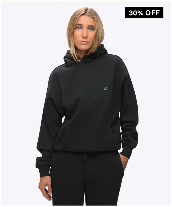 Black Divine Fleece Hoodie
